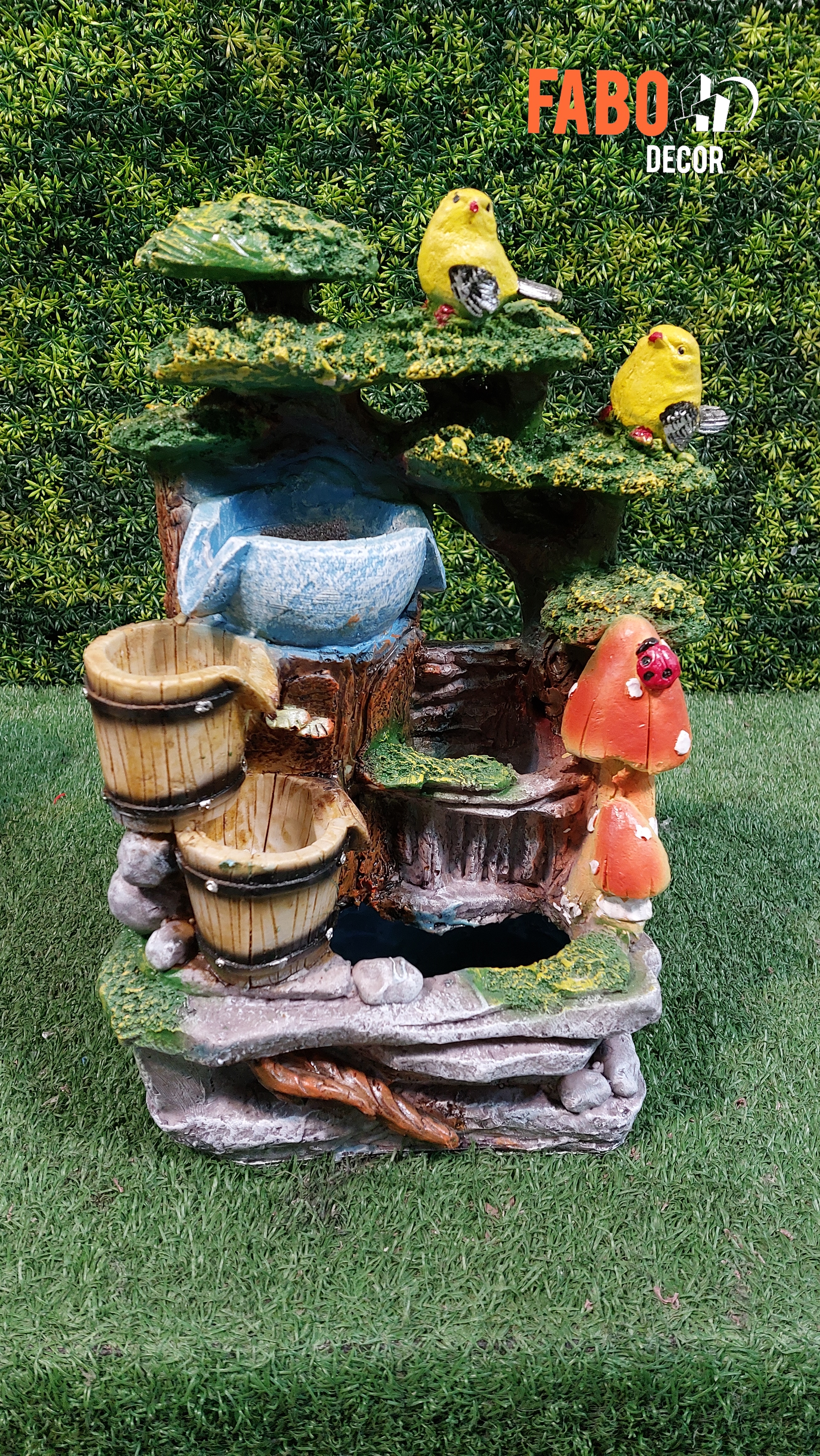 آبنمای رومیزی پلی استر با قابلیت نور پردازی کد 325