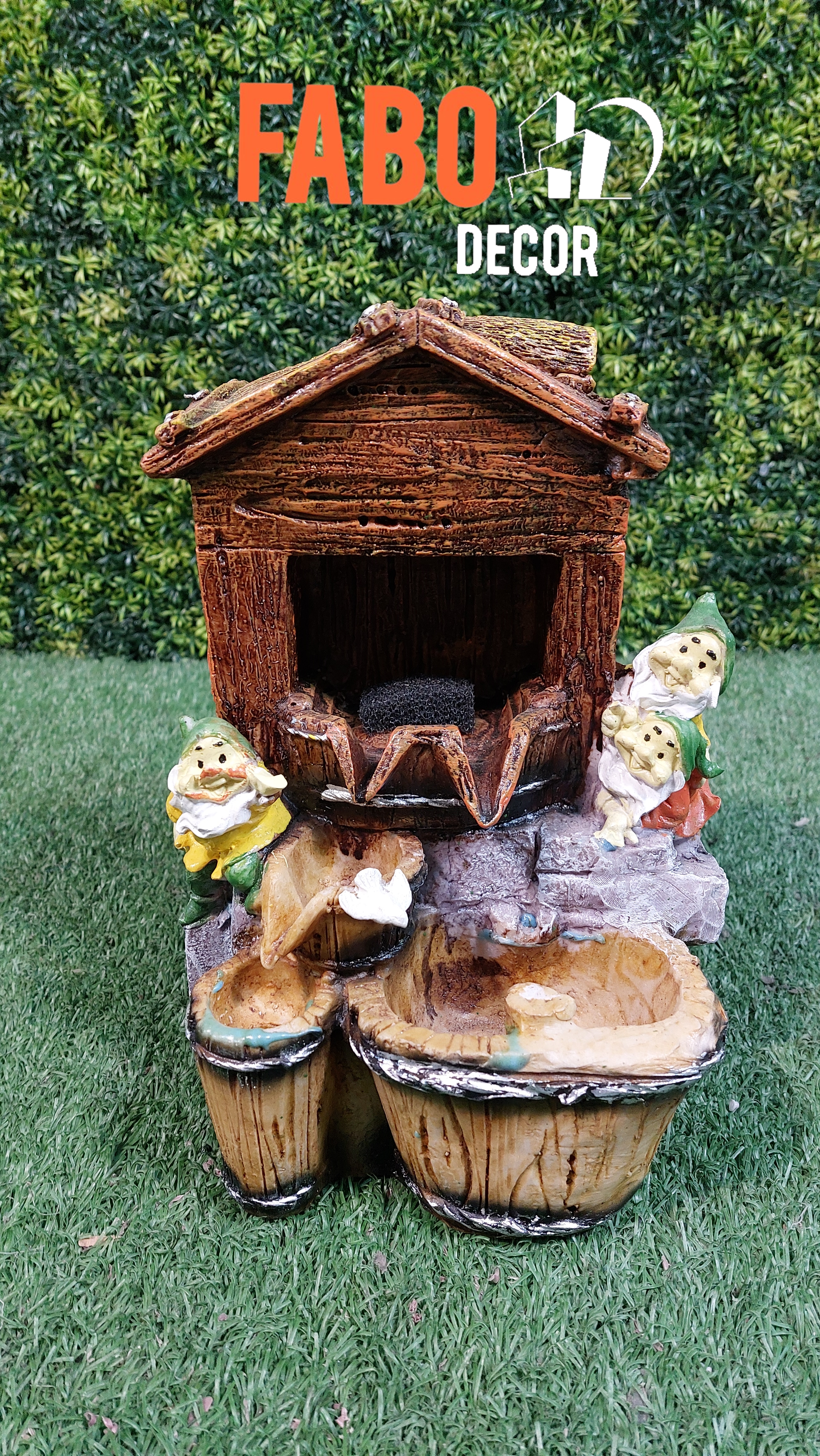 آبنمای رومیزی پلی استر با قابلیت نور پردازی کد 323