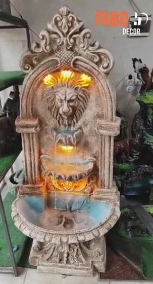 آبنما فایبر گلاس نشکن کد 741/ ارتفاع حدود 180سانتیمتر