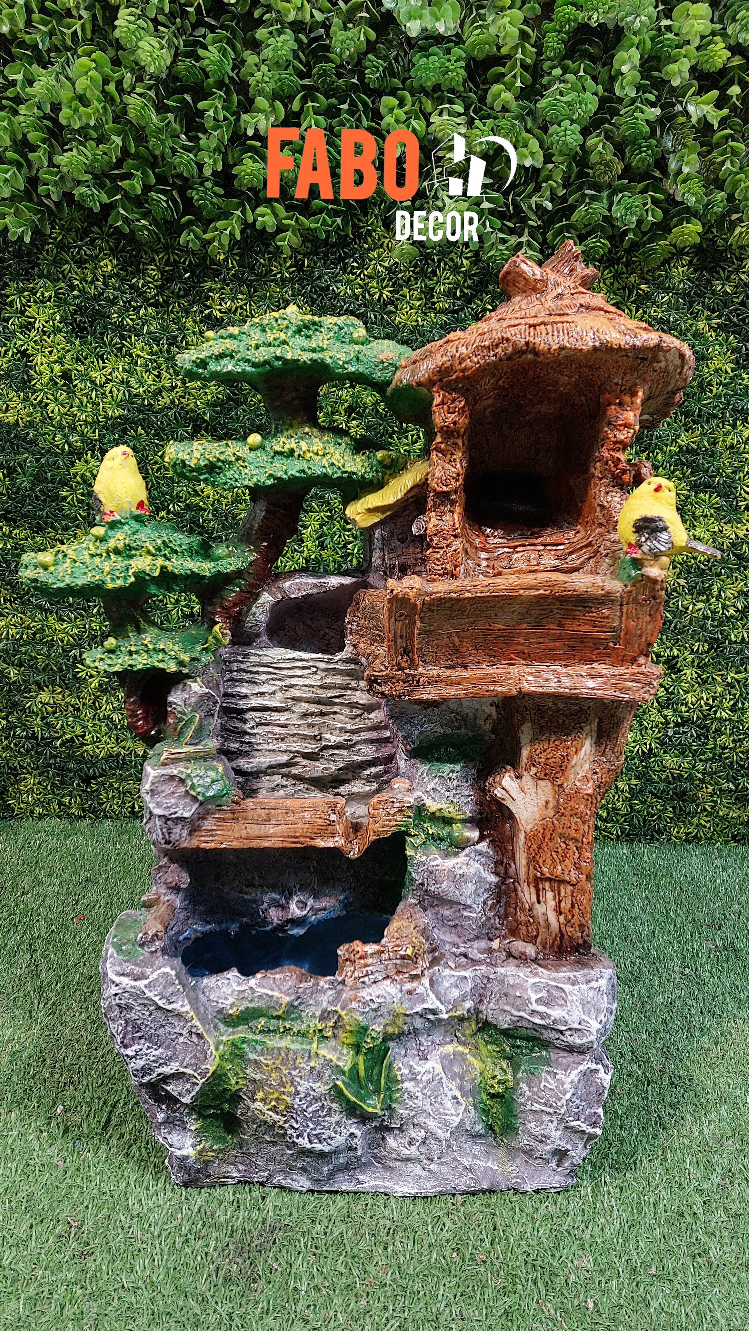 آبنما پلی استر رومیزی با قابلیت نور پردازی کد 341