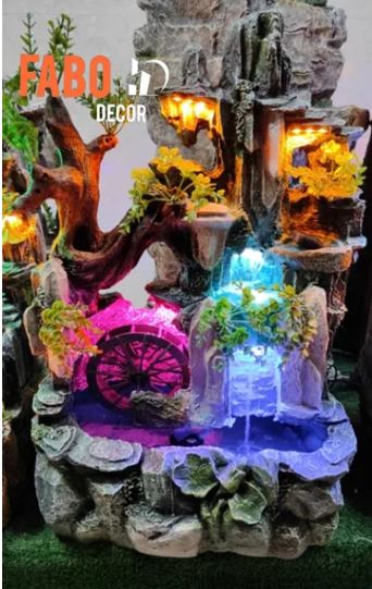 آبنما فایبر گلاس نشکن کد 735/ ارتفاع حدود 90 سانتیمتر