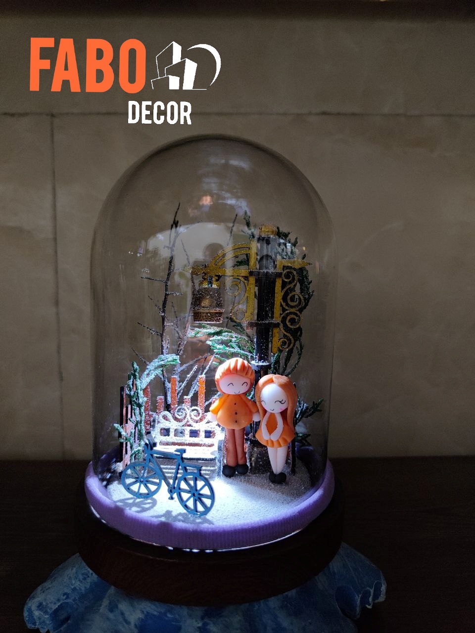 چراغ خواب و دکوری حبابی کد 12