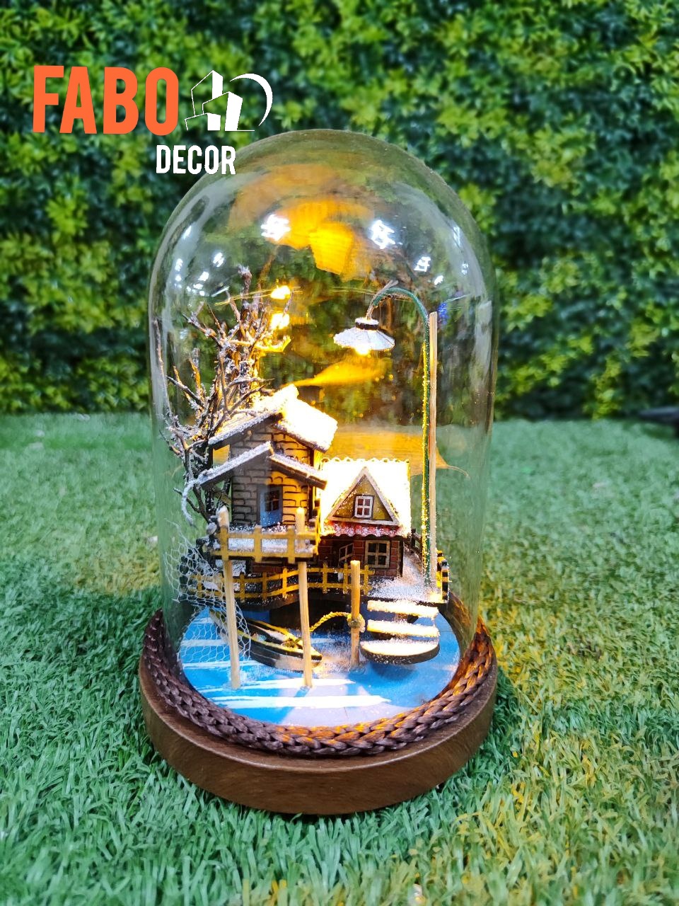 چراغ خواب و دکورب حبابی کد 19