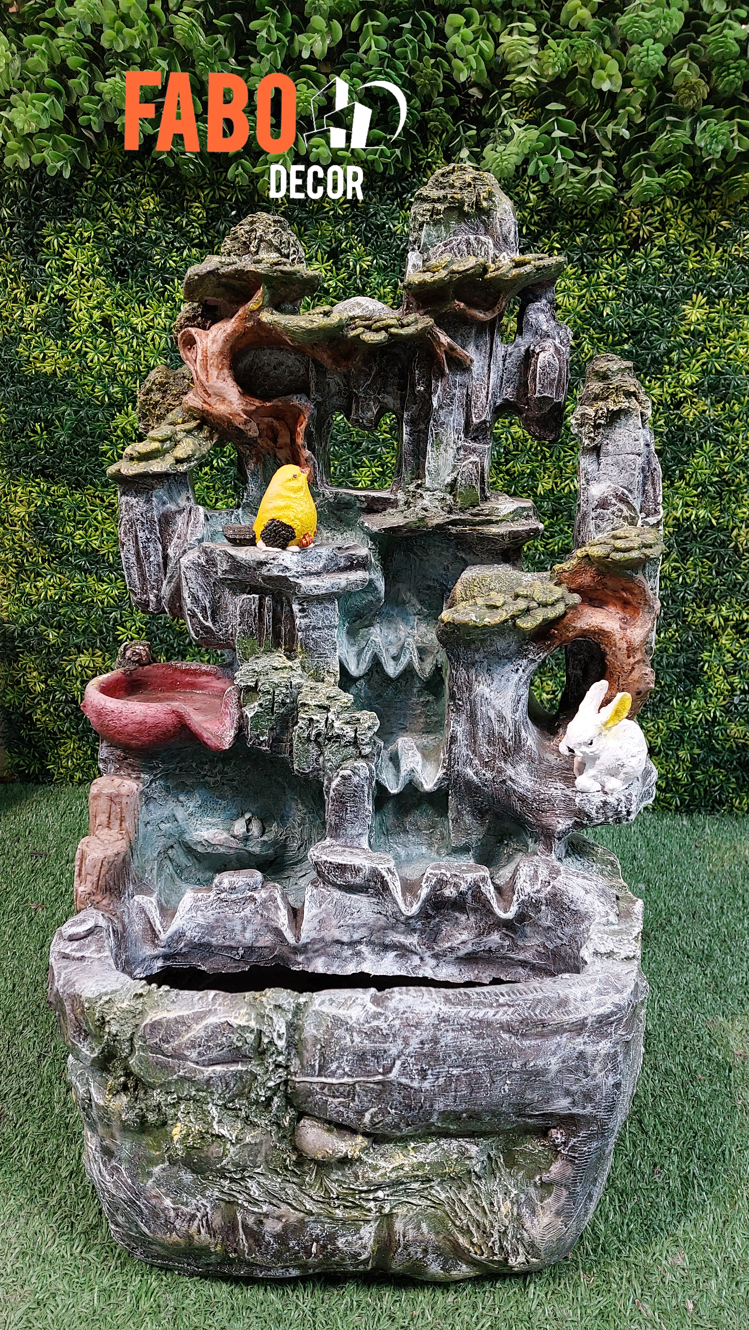 آبنمای رومیزی پلی استر با قابلیت نور پردازی کد 338