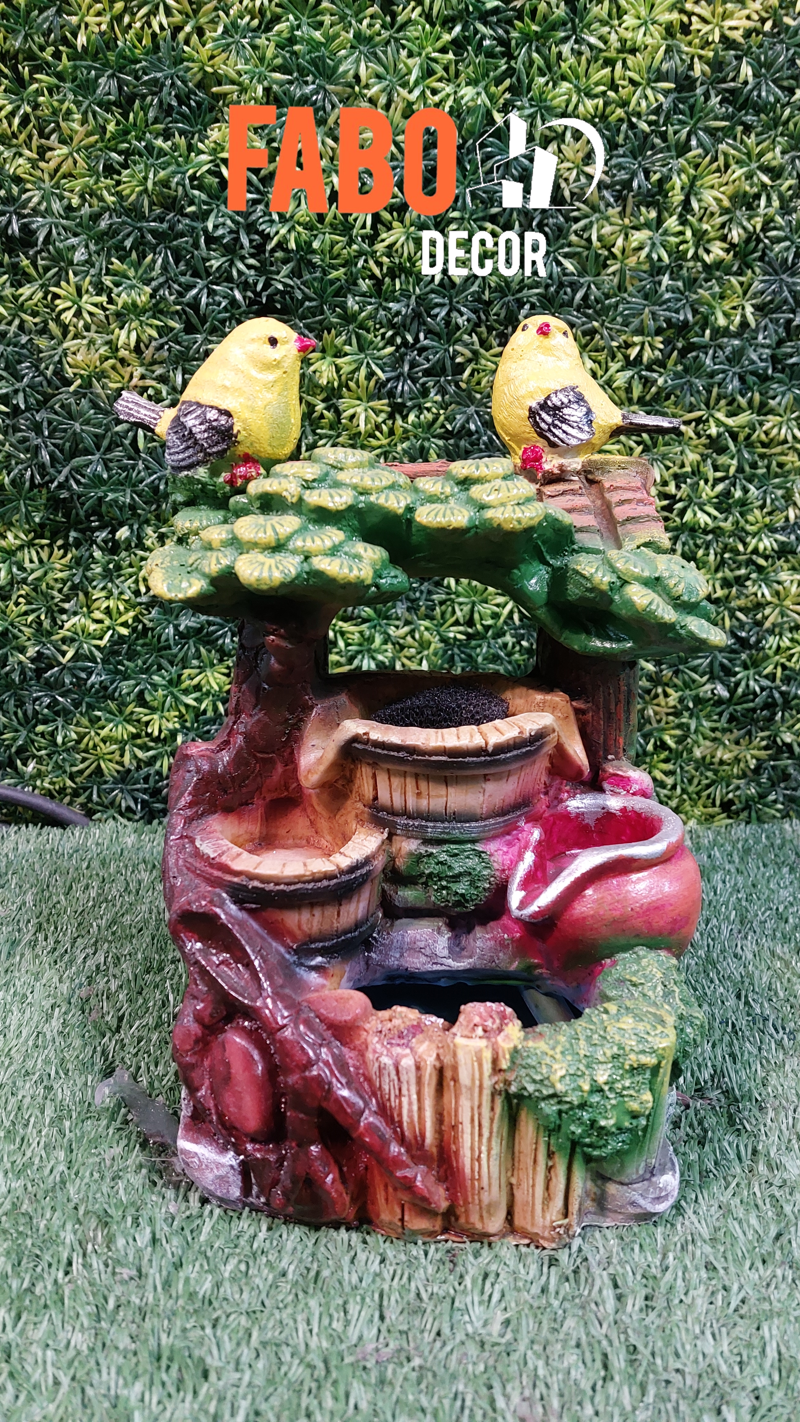 آبنمای رومیزی پلی استر با قابلیت نور پردازی کد 317