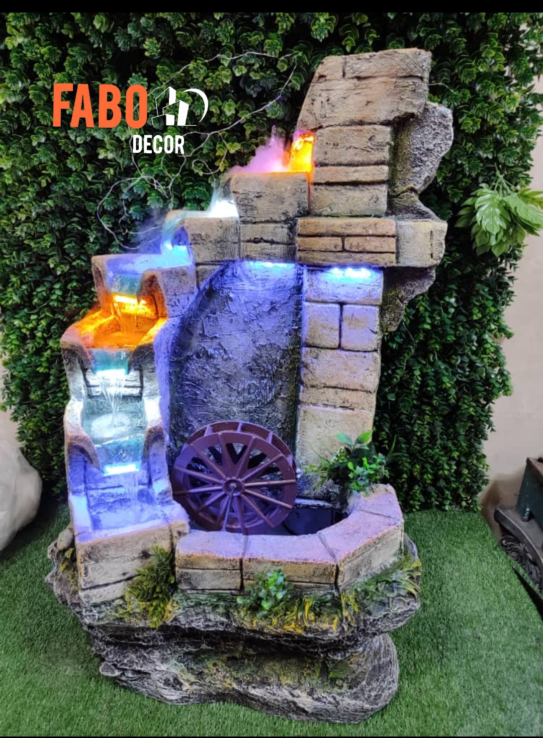 آبنما فایبر گلاس نشکن کد 733/ ارتفاع حدود95 سانتیمتر